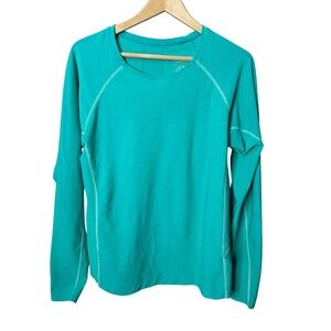 L.L.Bean | Teal UPF 50+ Performance Long Sleeve Top | Athletic | XL